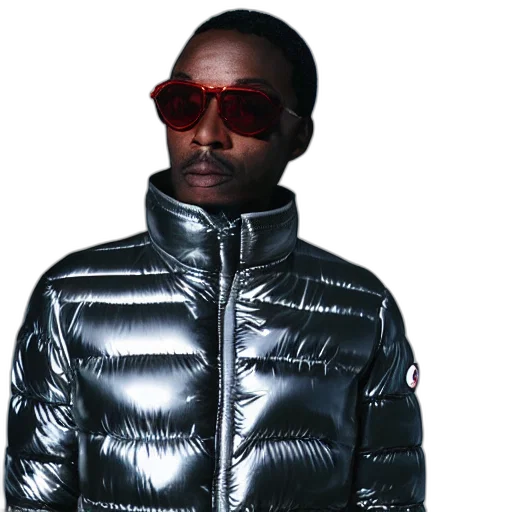 jacket, photo, black, man transparent PNG cut-out