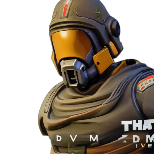 concept art, 3d render, commander, zavala transparent PNG cut-out