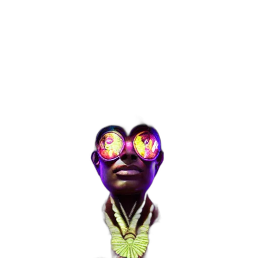 jewelry, staff, creature, face transparent PNG cut-out