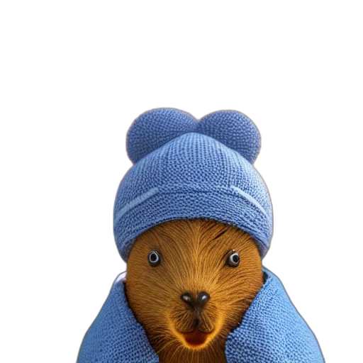 hat, animal, jacket, face transparent PNG cut-out