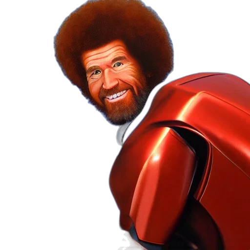 robot, hair, face, weapon transparent PNG cut-out