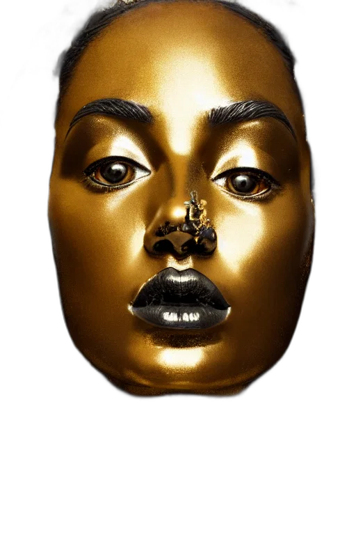 mask, face, crown, jewelry transparent PNG cut-out
