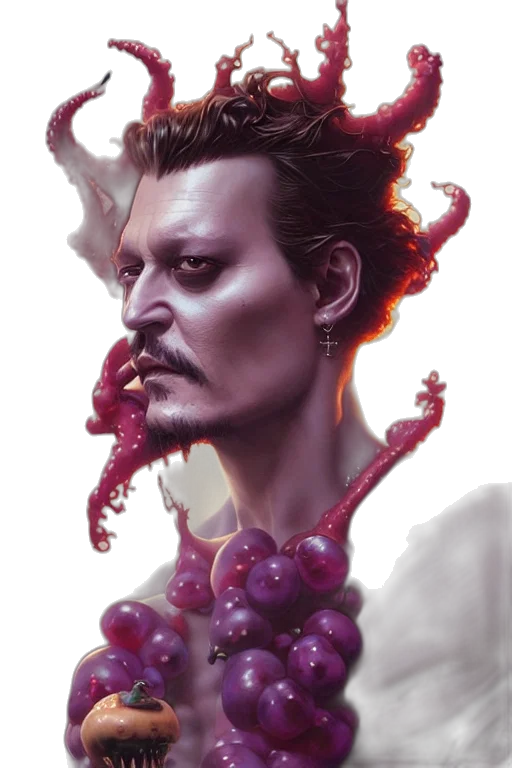 face, creature, concept art, fantasy art transparent PNG cut-out