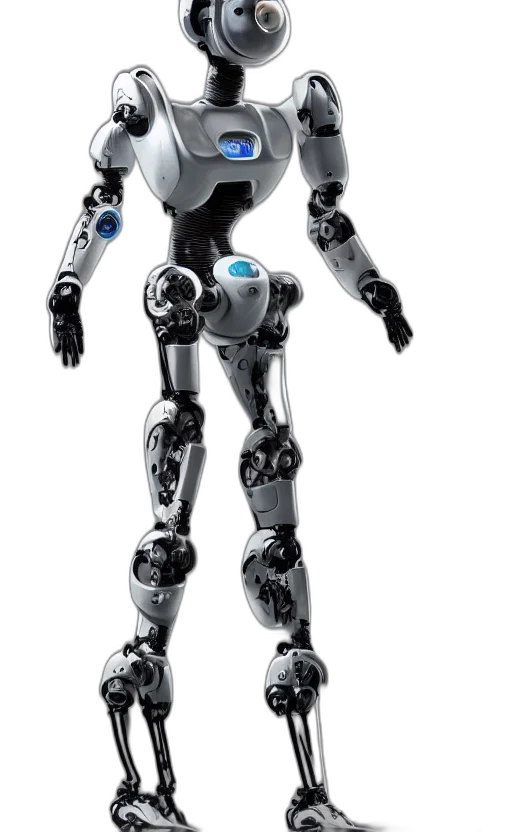 robot, weapon, 3d render, concept art transparent PNG cut-out