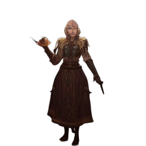 staff, dress, concept art, fantasy art transparent PNG cut-out