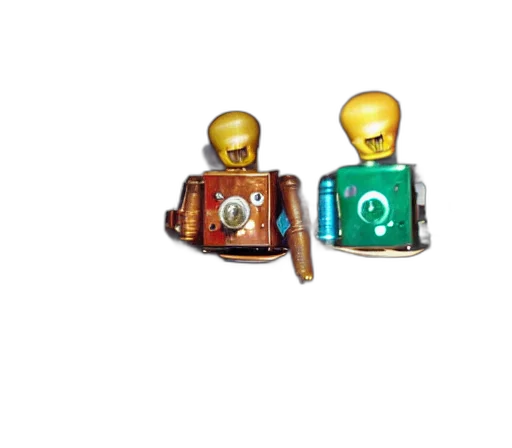 robot, jewelry, mask, bottle transparent PNG cut-out