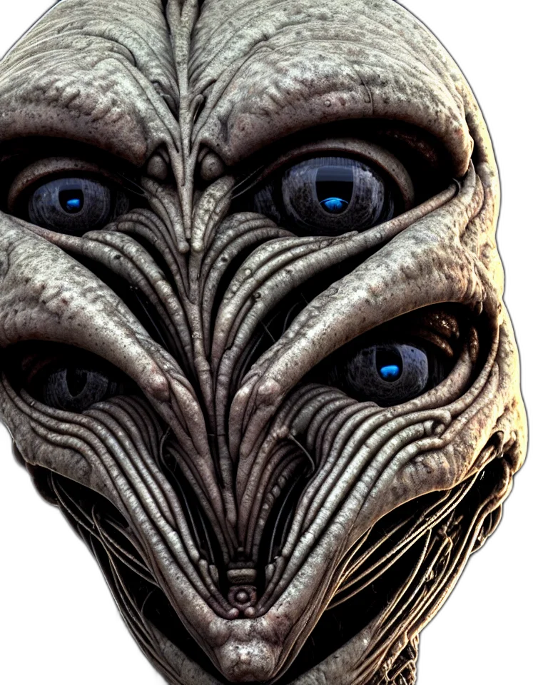 mask, creature, face, robot transparent PNG cut-out