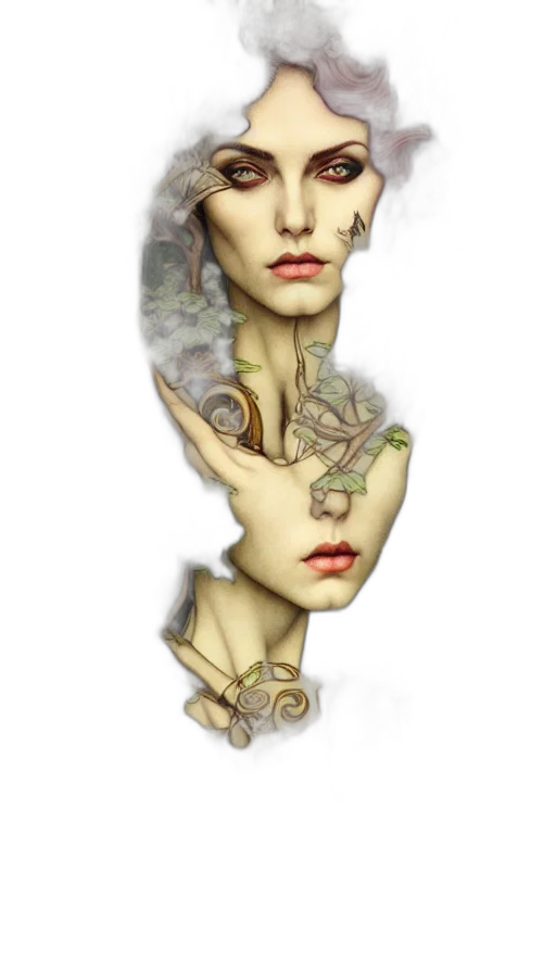 face, mask, jewelry, crown transparent PNG cut-out