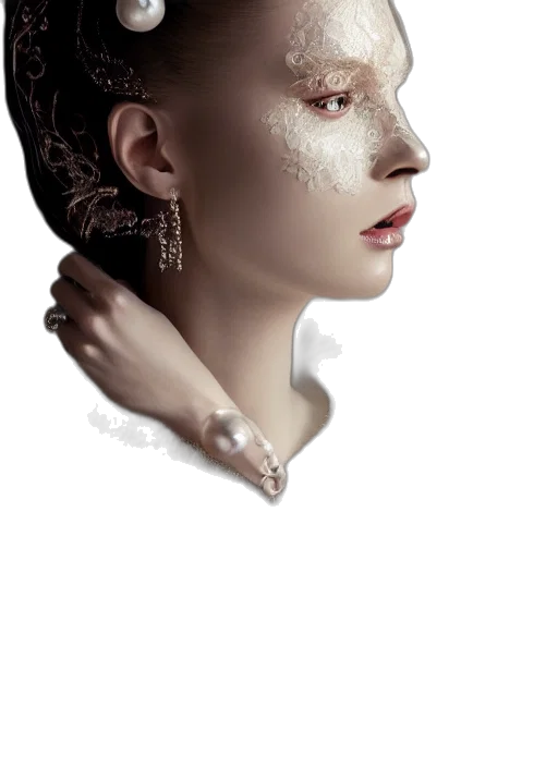 jewelry, mask, crown, face transparent PNG cut-out