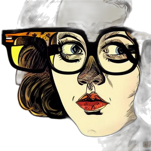 face, hat, cartoon, comic book art transparent PNG cut-out