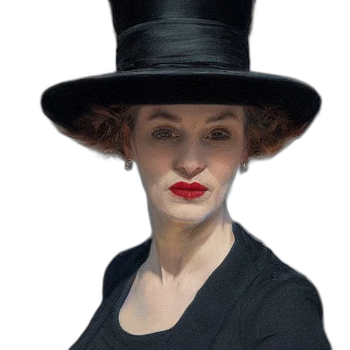 hat, face, staff, crown transparent PNG cut-out