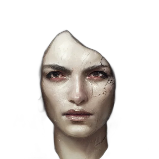 face, mask, robot, crown transparent PNG cut-out