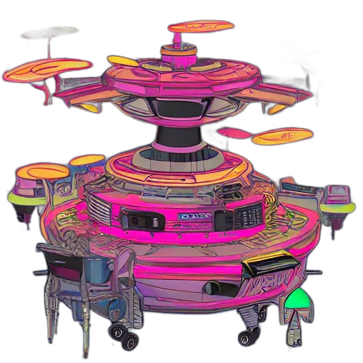 robot, furniture, concept art, 3d render transparent PNG cut-out