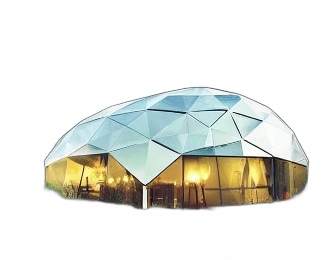 umbrella, building, hat, 3d render transparent PNG cut-out