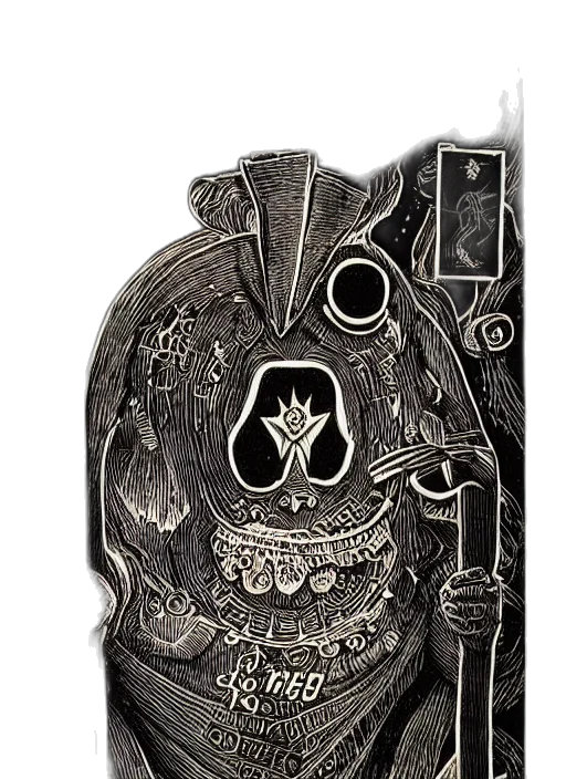 mask, jacket, crown, jewelry transparent PNG cut-out
