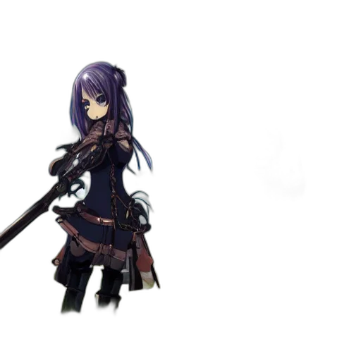 weapon, sword, staff, anime transparent PNG cut-out