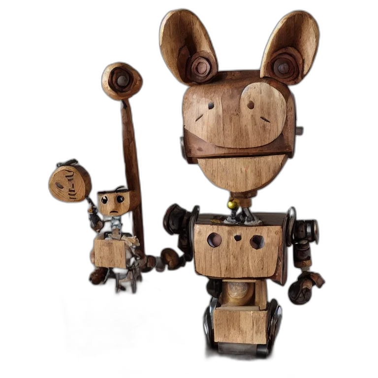 robot, concept art, 3d render, fantasy art transparent PNG cut-out