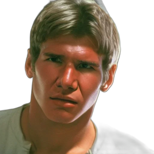 face, photorealistic, comic book art, oil painting transparent PNG cut-out