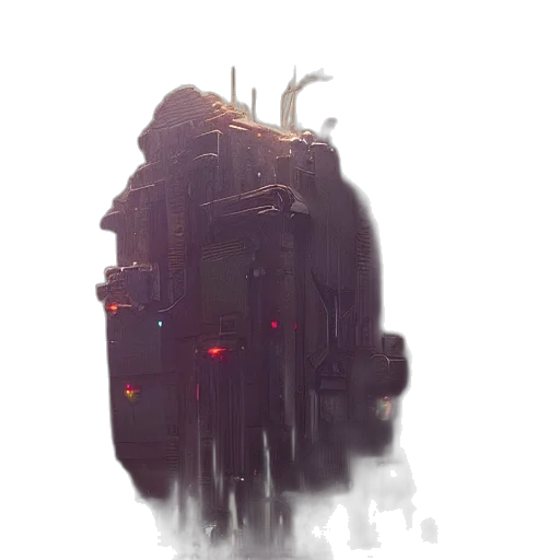 robot, weapon, creature, face transparent PNG cut-out