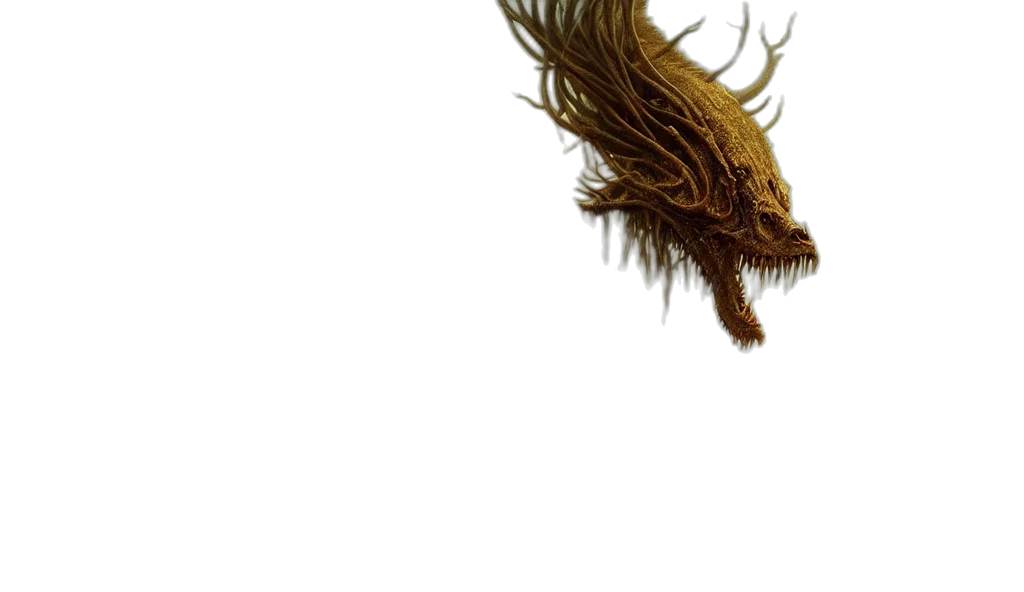 hair, dragon, creature, crown transparent PNG cut-out