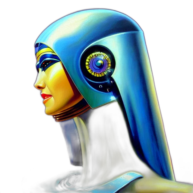 robot, jewelry, mask, face transparent PNG cut-out