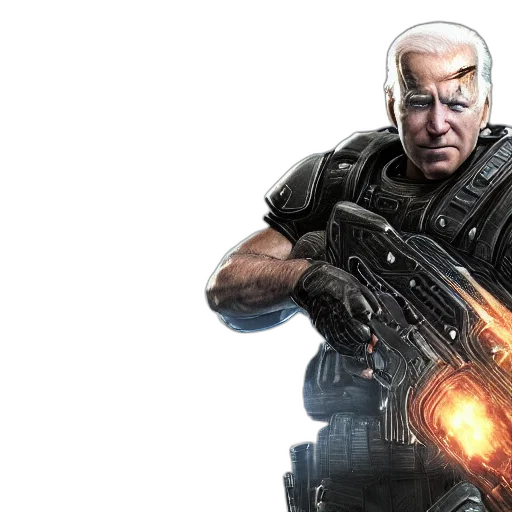 weapon, concept art, joe, biden transparent PNG cut-out