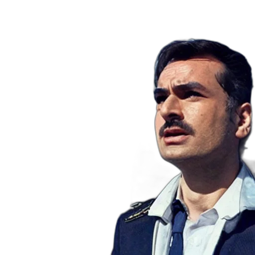 staff, jacket, face, concept art transparent PNG cut-out