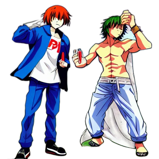 concept art, anime, pixel art, cartoon transparent PNG cut-out