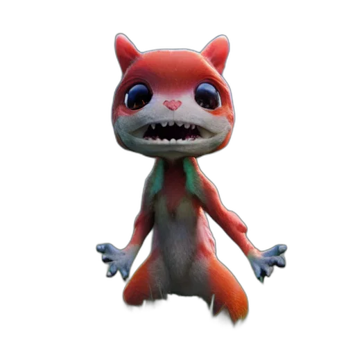 creature, animal, dragon, staff transparent PNG cut-out
