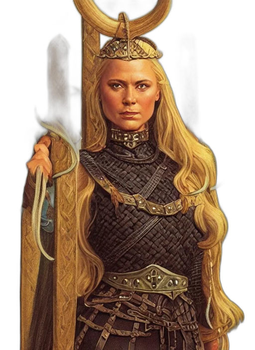 crown, sword, staff, fantasy art transparent PNG cut-out