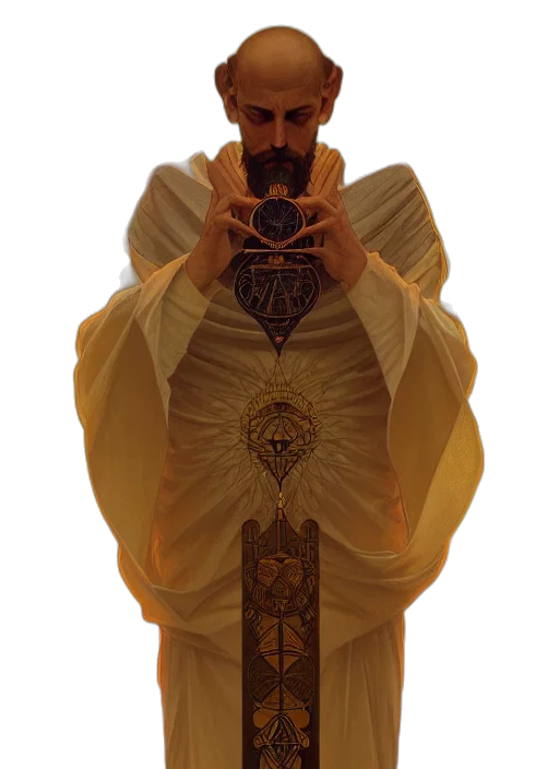 staff, mask, face, dress transparent PNG cut-out