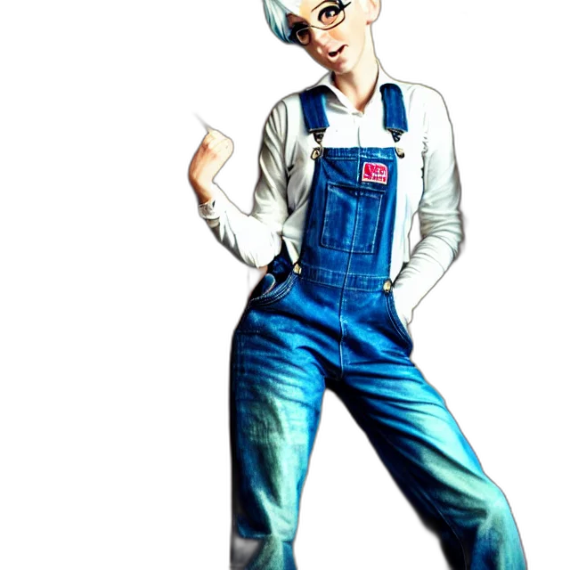 staff, robot, jacket, concept art transparent PNG cut-out