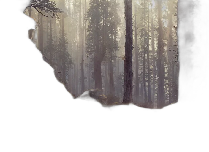 tree, dragon, creature, robot transparent PNG cut-out