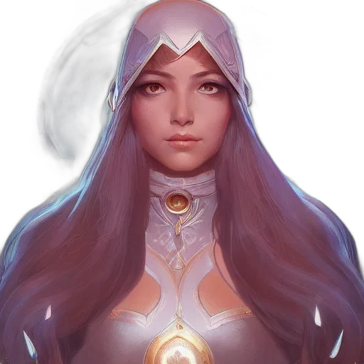 face, jewelry, crown, fantasy art transparent PNG cut-out