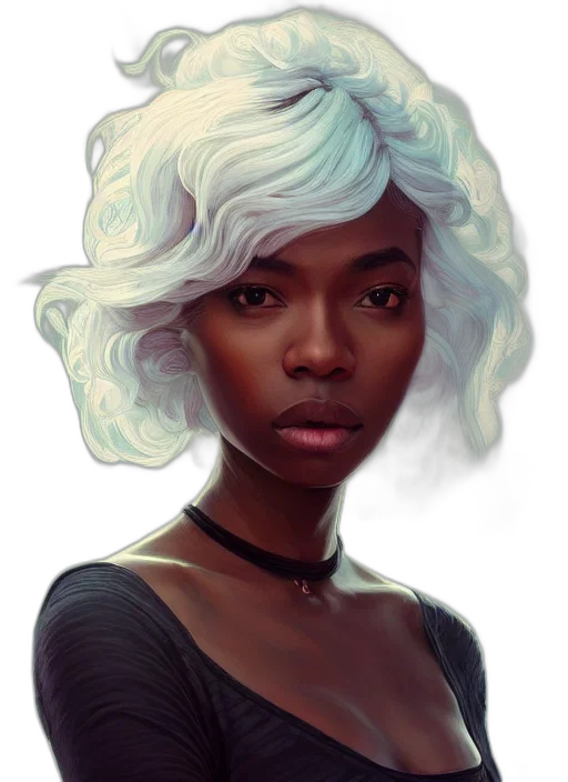face, crown, hair, staff transparent PNG cut-out