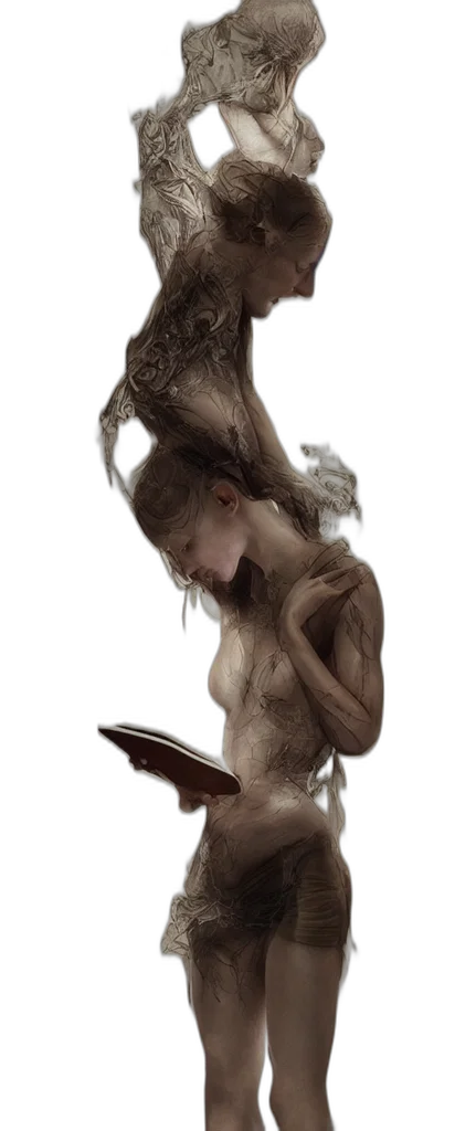 creature, dragon, hair, mask transparent PNG cut-out