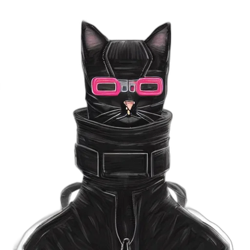bottle, mask, cyberpunk, concept art transparent PNG cut-out