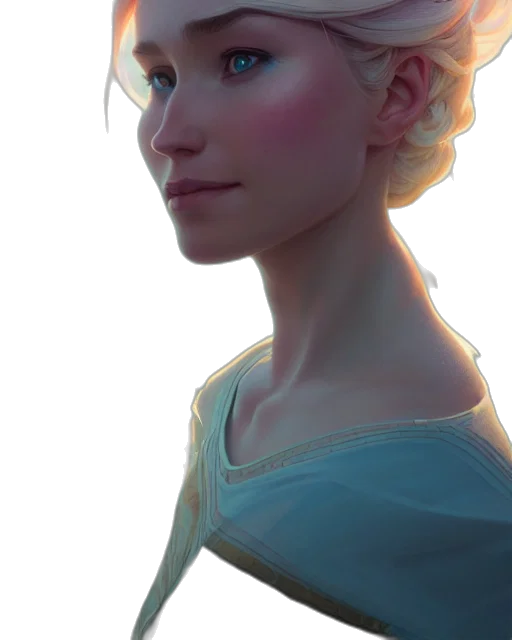 face, crown, dress, staff transparent PNG cut-out