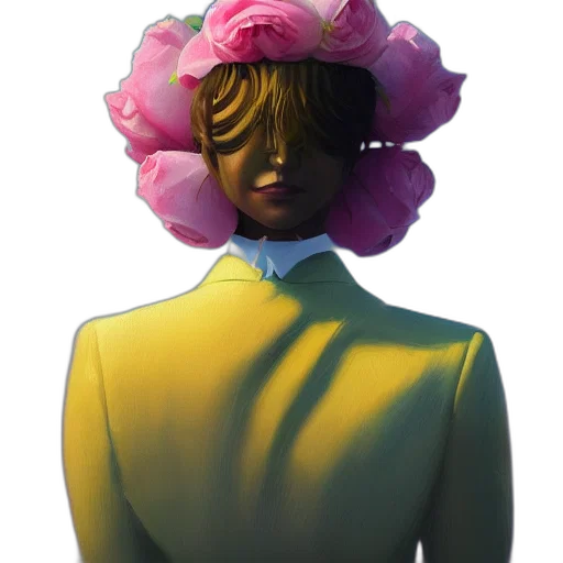 flower, crown, dress, mask transparent PNG cut-out