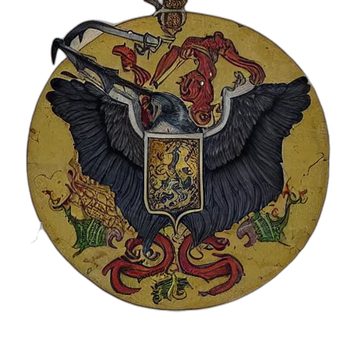 crown, staff, dragon, sword transparent PNG cut-out