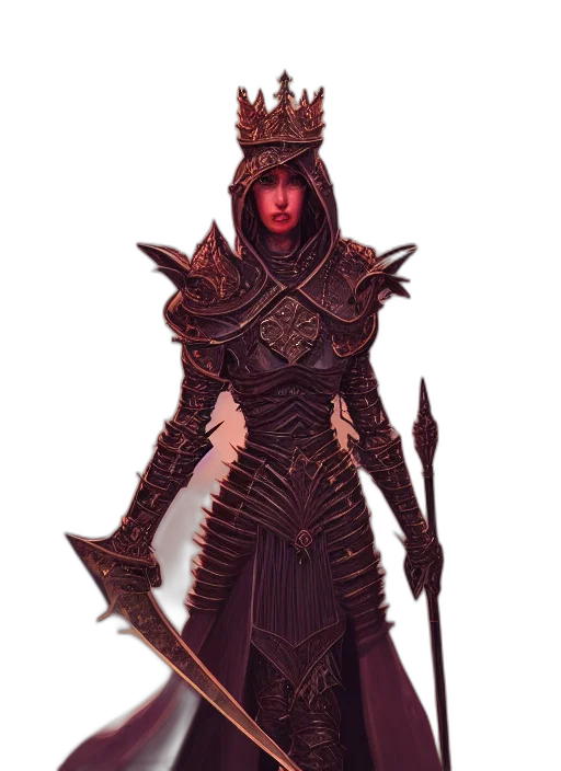 sword, staff, weapon, crown transparent PNG cut-out