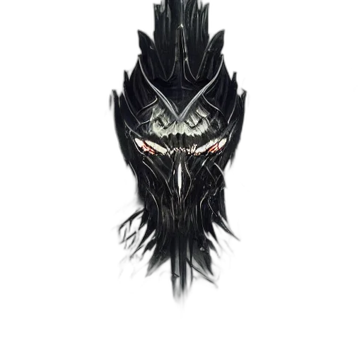 mask, face, dragon, creature transparent PNG cut-out