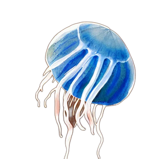 umbrella, hair, creature, animal transparent PNG cut-out