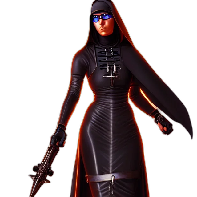 staff, weapon, concept art, 3d render transparent PNG cut-out