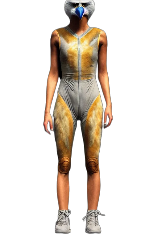 dress, 3d render, concept art, cyberpunk transparent PNG cut-out
