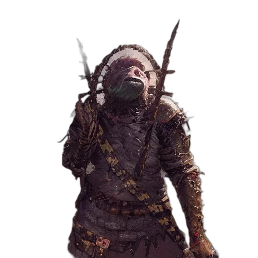 mask, creature, staff, face transparent PNG cut-out
