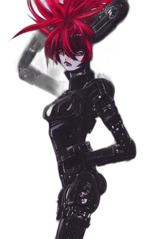 robot, weapon, staff, mask transparent PNG cut-out