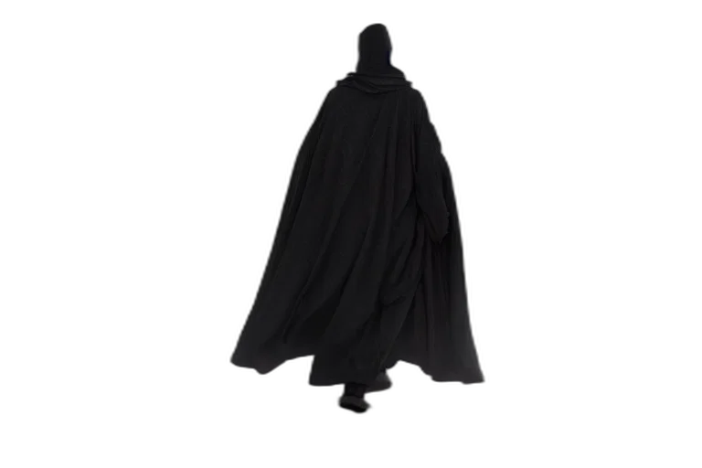 jacket, dress, mask, staff transparent PNG cut-out