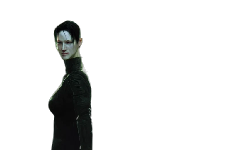 jacket, staff, robot, face transparent PNG cut-out