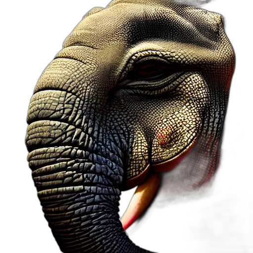 animal, mask, creature, face transparent PNG cut-out